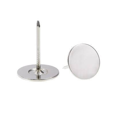 Harfington Upholstery Nails Tacks Flat Head Furniture Nails Pin 25 Pcs