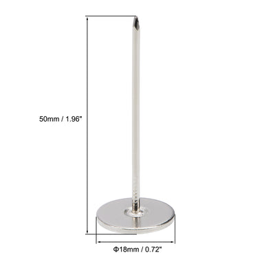 Harfington Upholstery Nails Tacks Flat Head Furniture Nails Pin 50 Pcs