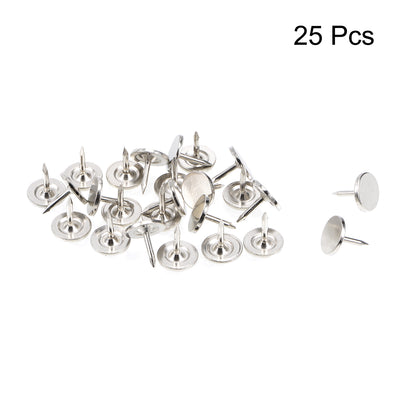 Harfington Upholstery Nails Tacks Flat Head Furniture Nails Pin 25 Pcs