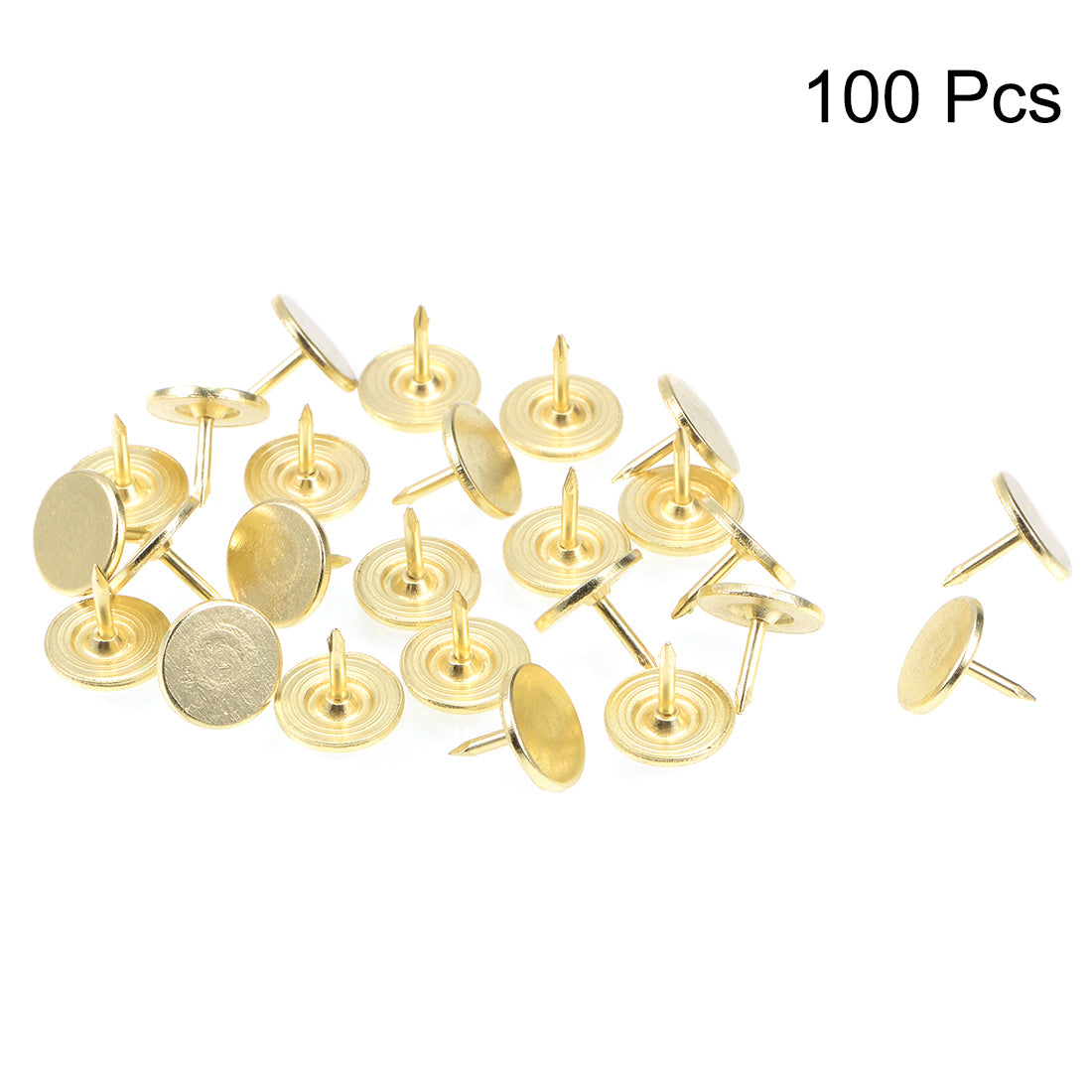 Harfington Upholstery Nails Tacks Flat Head Furniture Nails Pin 100 Pcs