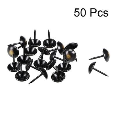 Harfington Upholstery Nails Tacks Antique Round Thumb Push Pins 50Pcs