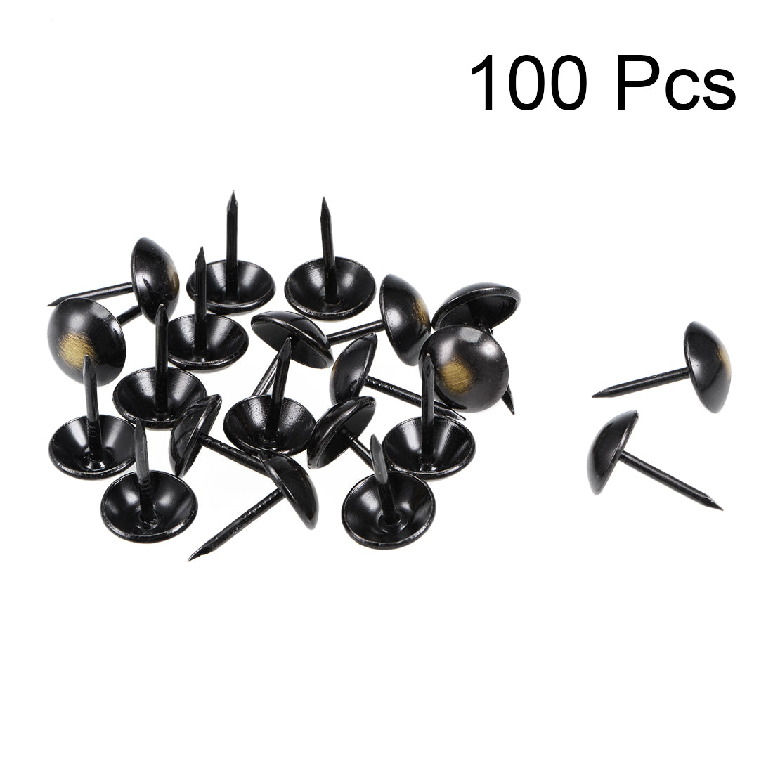 Harfington Upholstery Nails Tacks Antique Round Thumb Push Pins 100Pcs