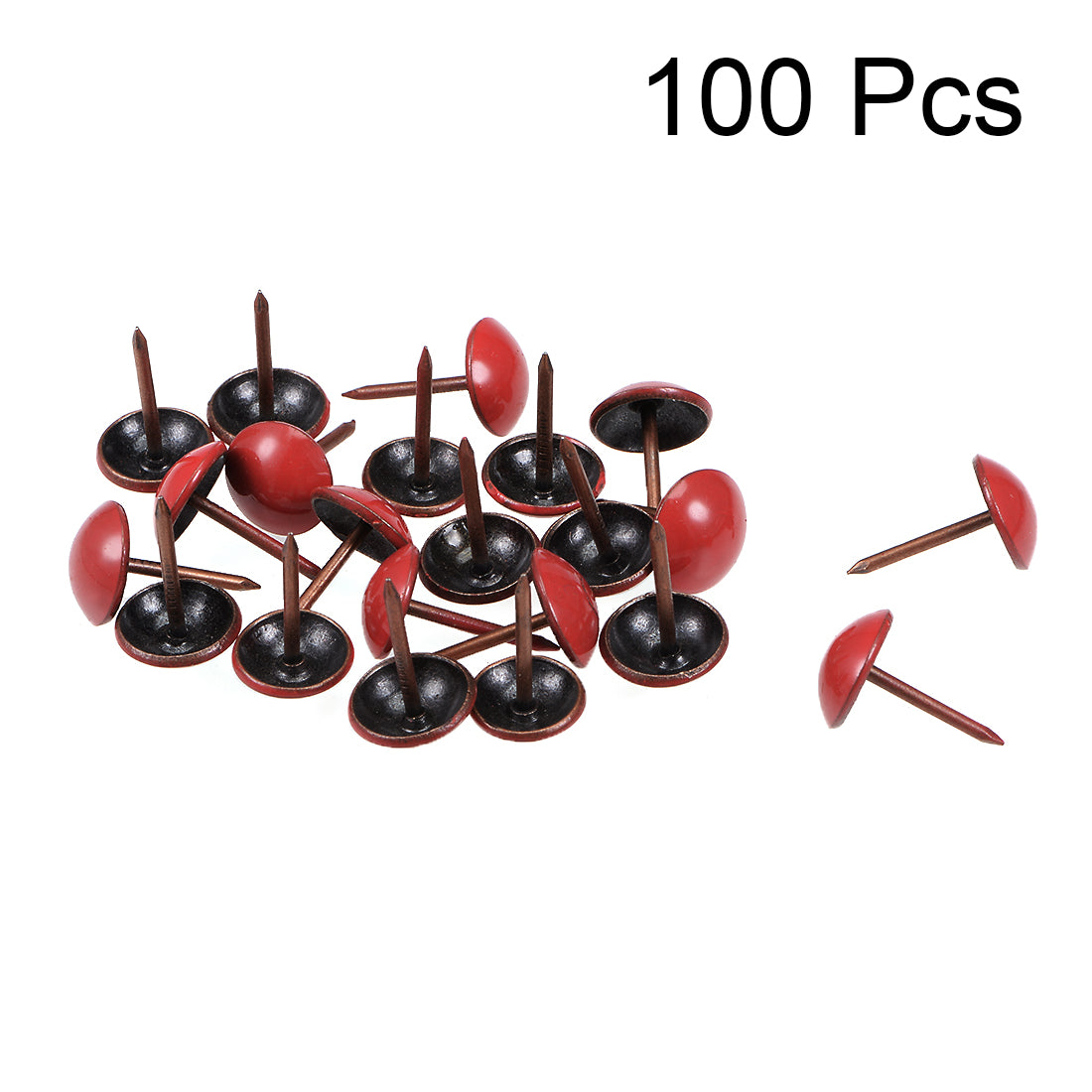 Harfington Upholstery Nails Tacks Round Head Thumb Push Pins 100 Pcs
