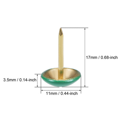 Harfington Upholstery Nails Tacks Round Head Thumb Push Pins