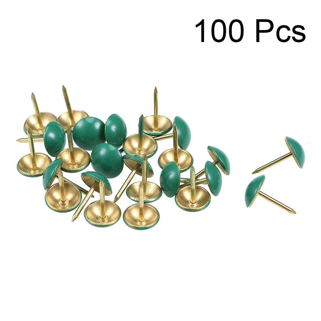 Harfington Upholstery Nails Tacks Round Head Thumb Push Pins 100 Pcs