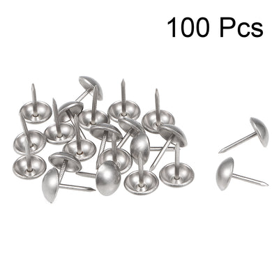 Harfington Upholstery Nails Tacks Round Head Thumb Push Pins 100 Pcs