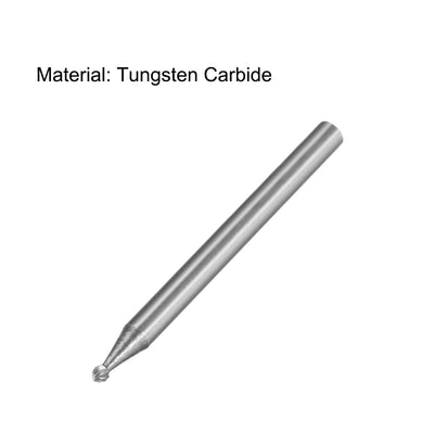 Harfington Tungsten Carbide Rotary Files Single Cut Ball Shape 1pcs