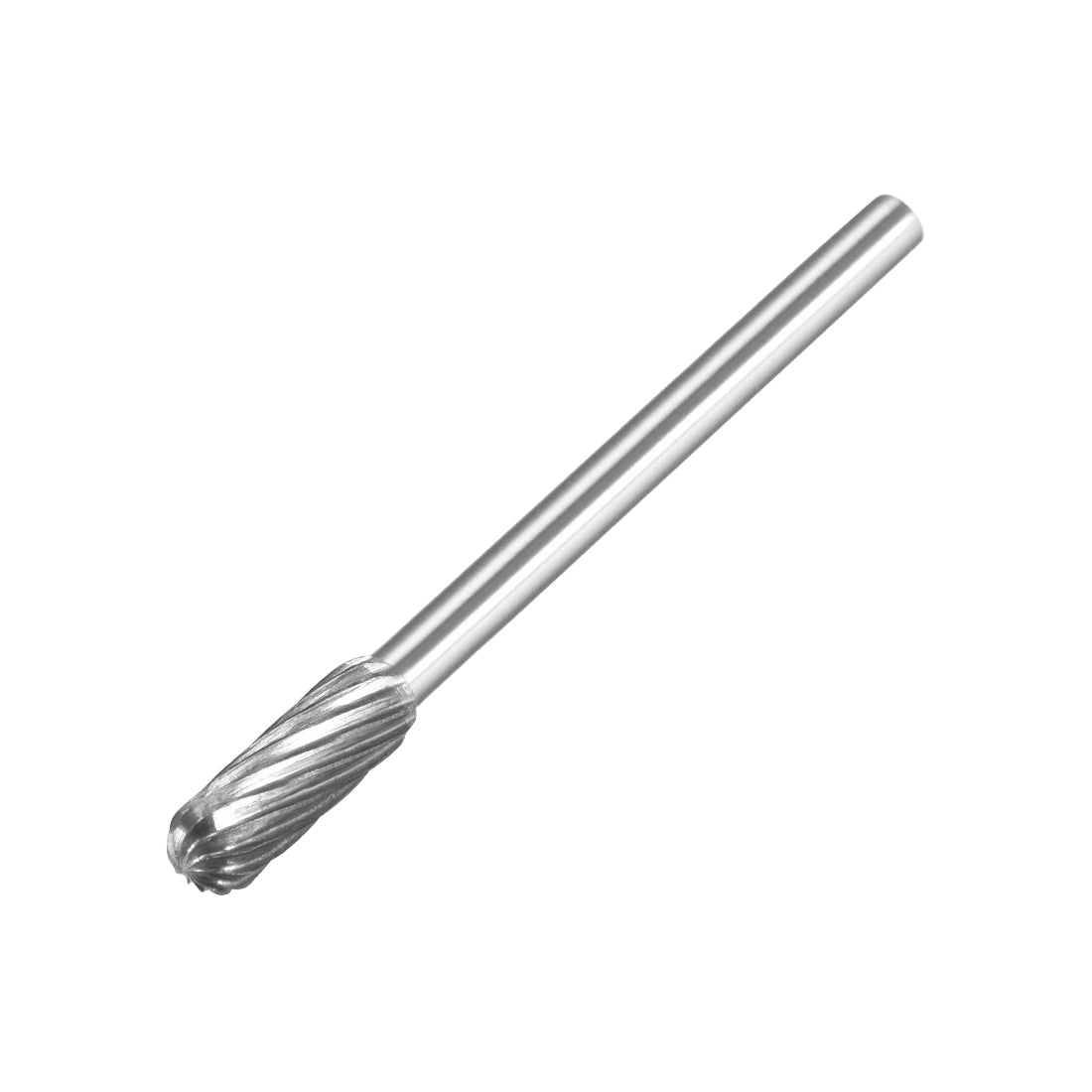 Harfington Single Cut Rotary Burrs File Radius Cylinder Shape w 1/8" Shank and 4mm Head