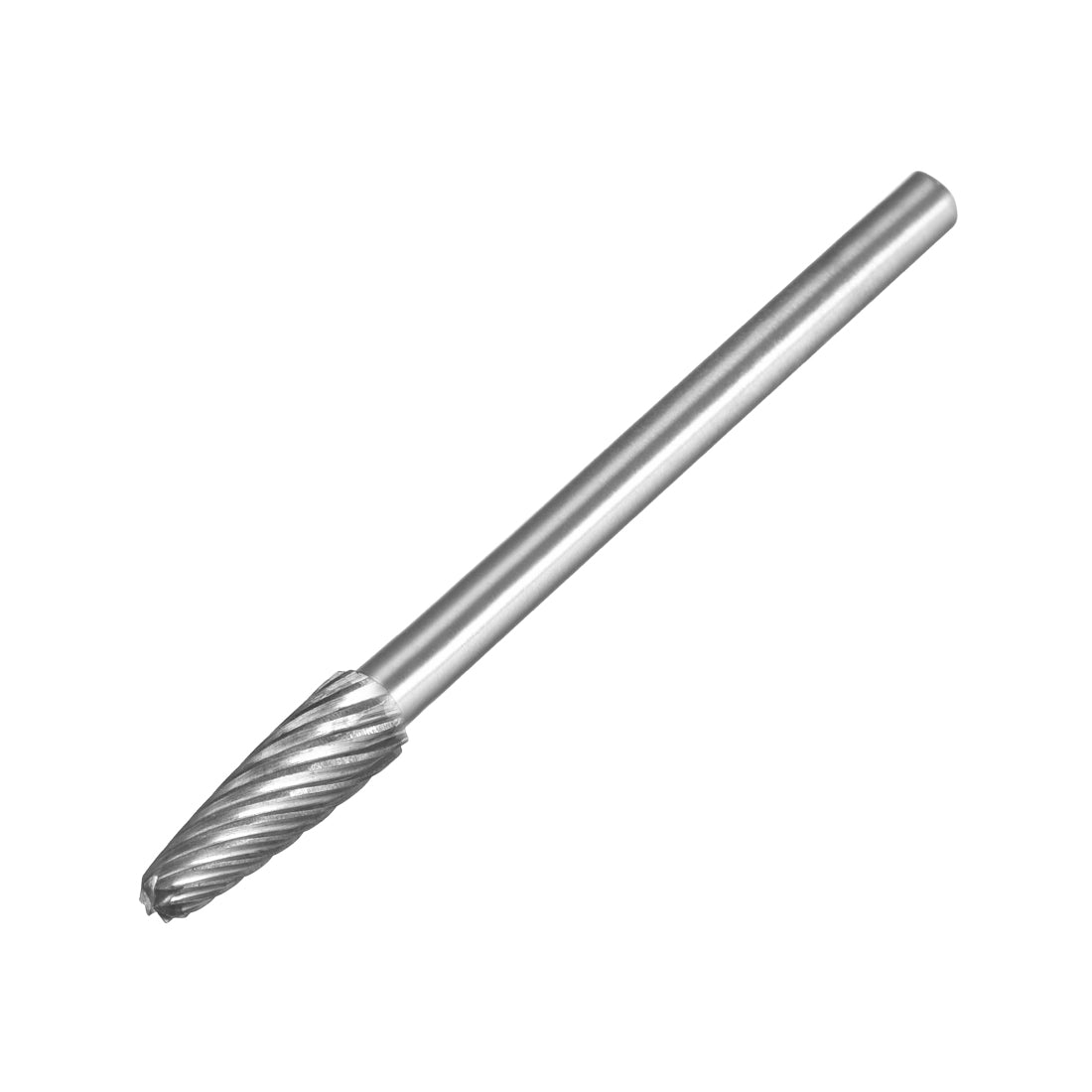 Harfington Single Cut Rotary Burrs File Tree Shape with 1/8" Shank and 4 mm Head Size