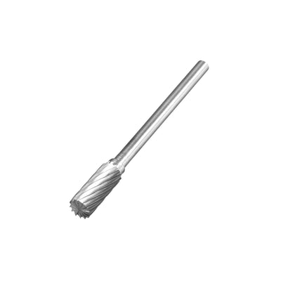 Harfington Single Cut Rotary Burrs File Cylinder Shape 1/8" Shank and 5 mm Head Size