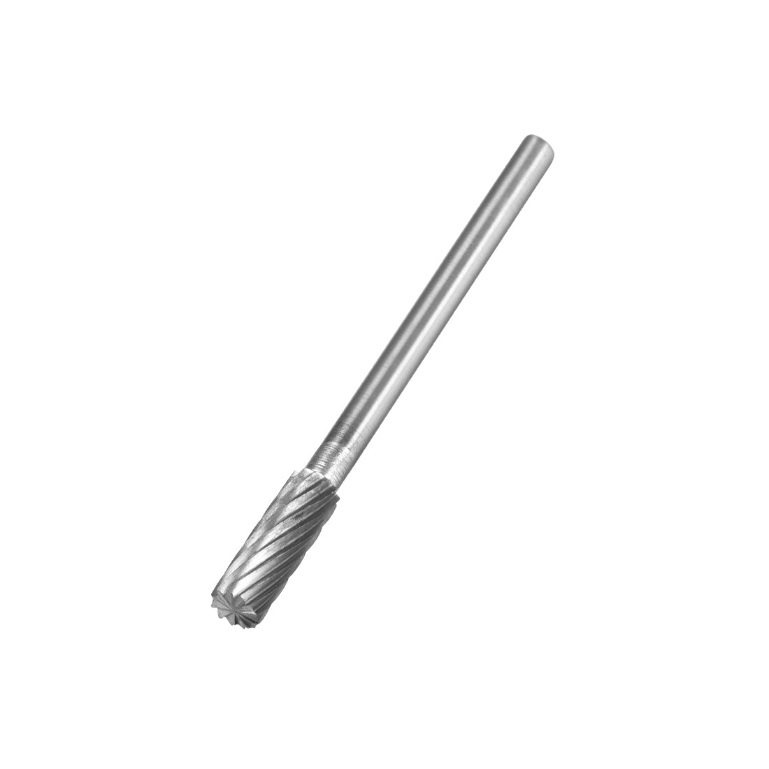 Harfington Single Cut Rotary Burrs File Cylinder Shape 1/8" Shank and 4 mm Head Size