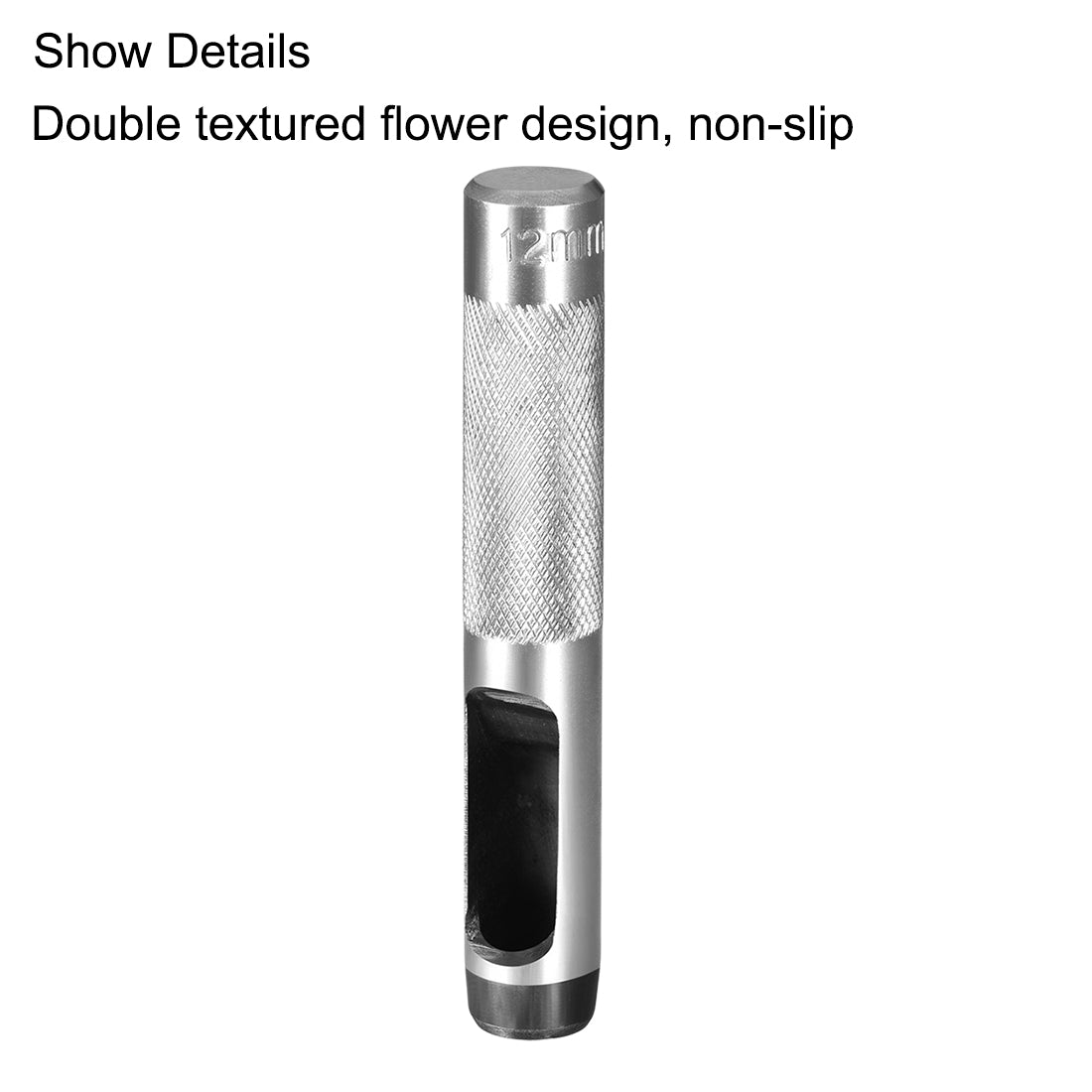 Harfington Leather Craft Round Hollow Hole Punch 12mm for Leather Belt Watch Band Gasket