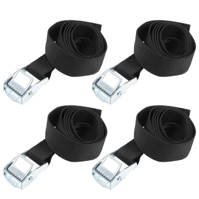 Harfington Lashing Strap Luggage Tie Down Cam Lock Buckle Kg Work Load, 4Pcs