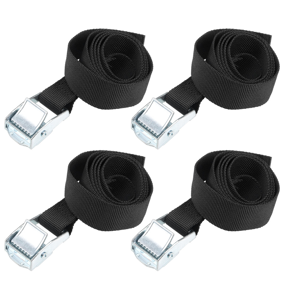 Harfington Lashing Strap Luggage Tie Down Cam Lock Buckle Kg Work Load, 4Pcs