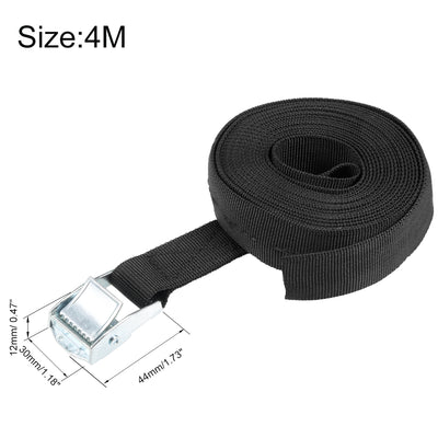 Harfington Lashing Strap M x mm Cargo Tie Down Straps Buckle Working Load up to kg 4pcs