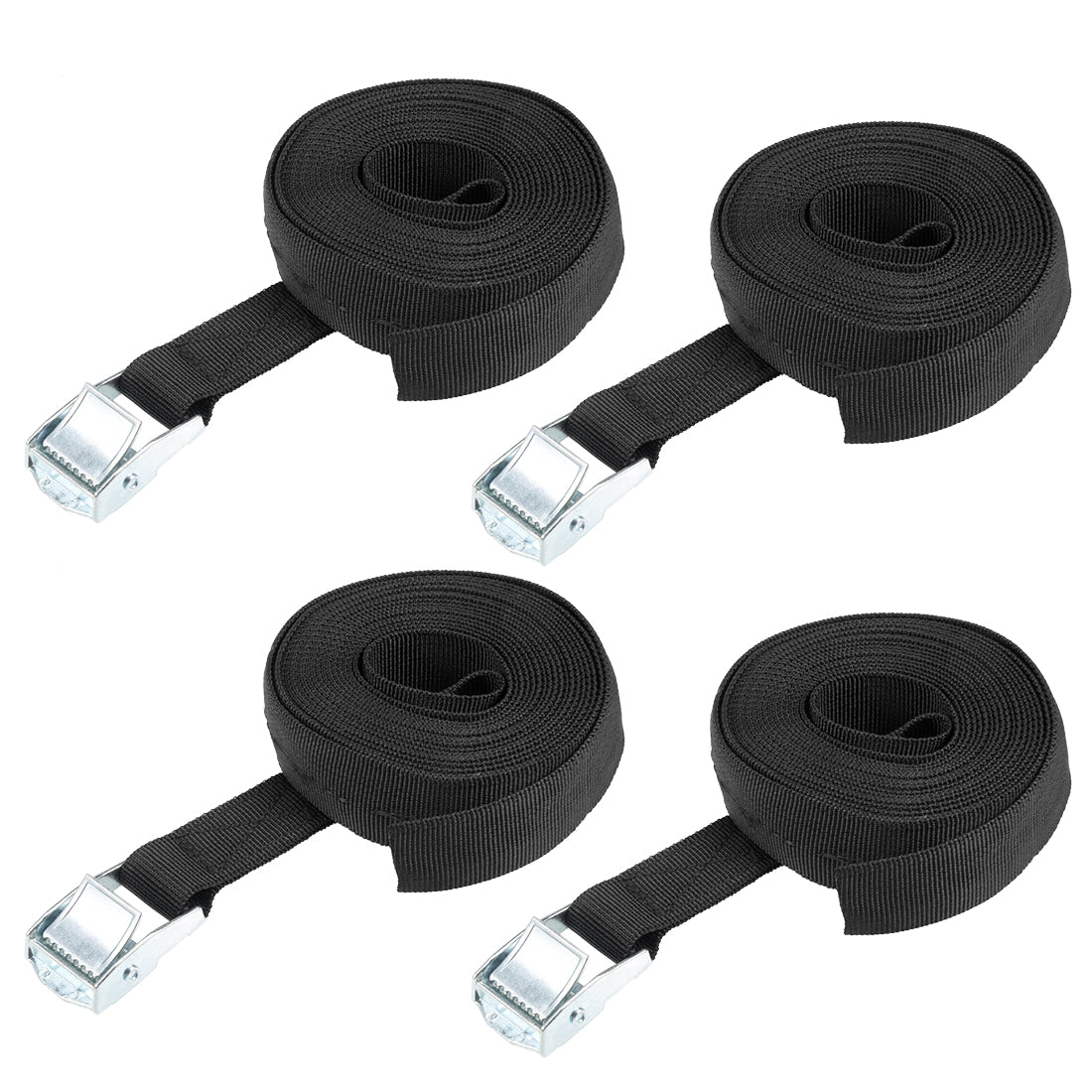 Harfington Lashing Strap M x mm Cargo Tie Down Straps Buckle Working Load up to kg 4pcs