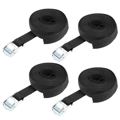 Harfington Lashing Strap M x mm Cargo Tie Down Straps Buckle Working Load up to kg 4pcs