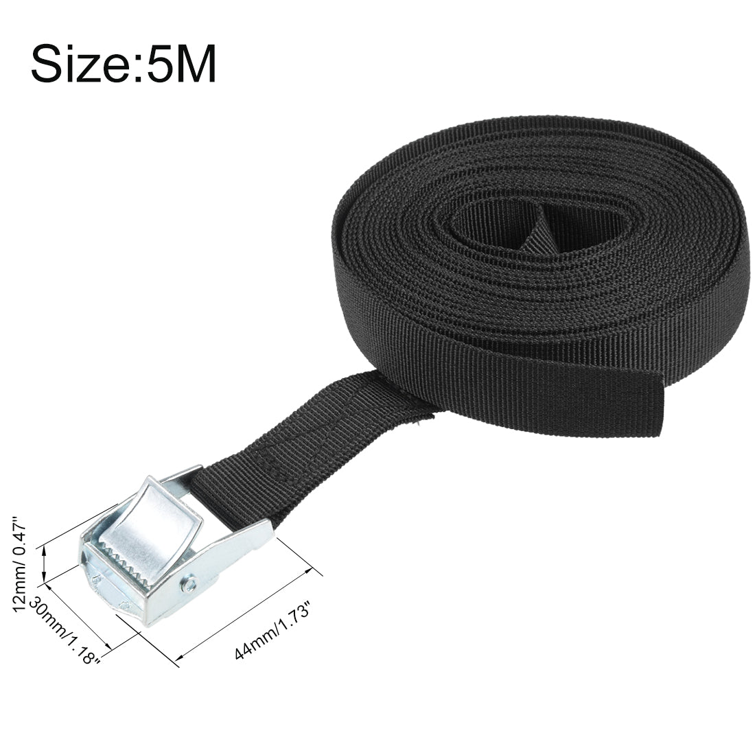 Harfington Lashing Strap Luggage Tie Down Cam Lock Buckle Kg Work Load, 4Pcs