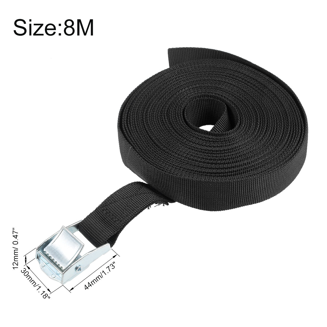 Harfington Cam Buckle Tie Down Lashing Strap for Moving Cargo, Pack of 1