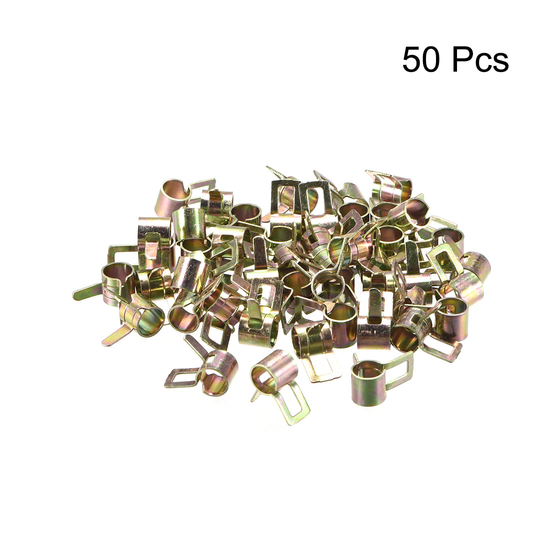 Harfington Hose Clamps, Spring Band Type Clips for Fuel Line Replacement