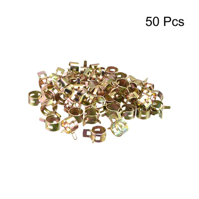 Harfington Hose Clamps, Spring Band Type Clips for Fuel Line Replacement