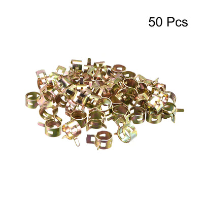 Harfington Hose Clamps, Spring Band Type Clips for Fuel Line Replacement