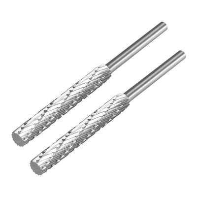 Harfington HSS Rotary Files Single Cut Ball Shape 2pcs