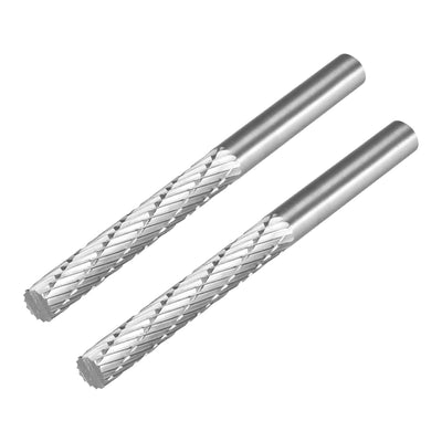 Harfington HSS Rotary Files Single Cut Ball Shape 2pcs