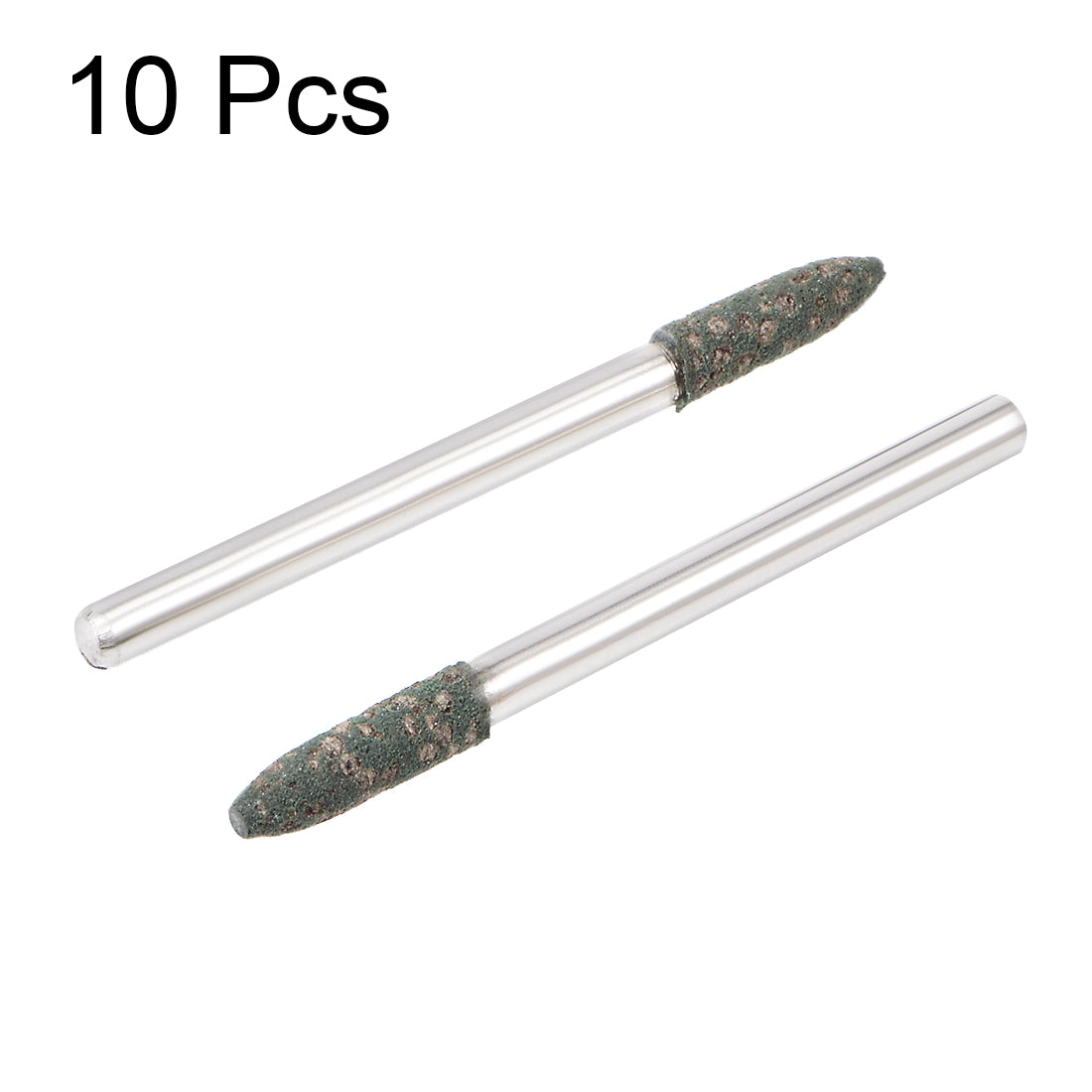 Harfington 3.5mm Rubber Mounted Points Tapered Polishing Buffing Wheels with 1/8-inch Shank for Rotary Tools 10 Pcs