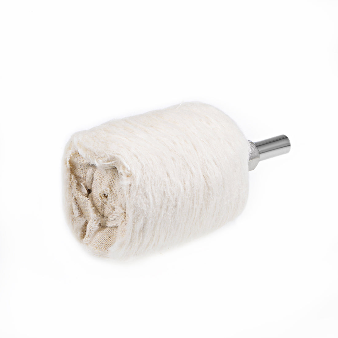 Harfington 40mm Buffing Polishing Mop Wheel Cotton with 1/4-inch Handle for Manifold Aluminum Stainless Steel Chrome 4 Pcs