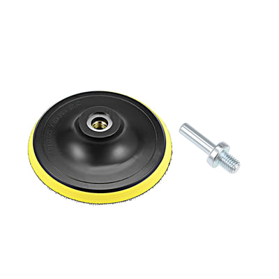 Harfington 5-inch Hook and Loop Backing Pad, Orbital Sander Polisher Polishing Sanding Pad M10 Drill Adapter