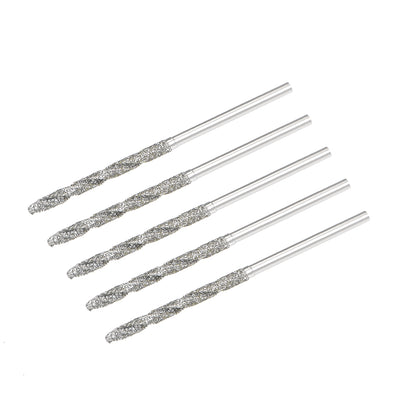 Harfington 2.5mm HSS Diamond Coated Metric Twist Drill Bits