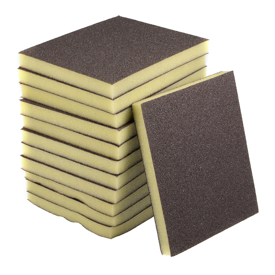 Harfington Sanding Sponge, Coarse Grit 80 Grit Sanding Block Pad, 4.72" x 3.86" x 0.47" Size 12pcs