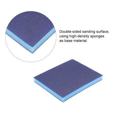 Harfington Sanding Sponge, Medium Grit 180 Grit Sanding Block Pad, 4.72" x 3.86" x 0.47" Size  12pcs