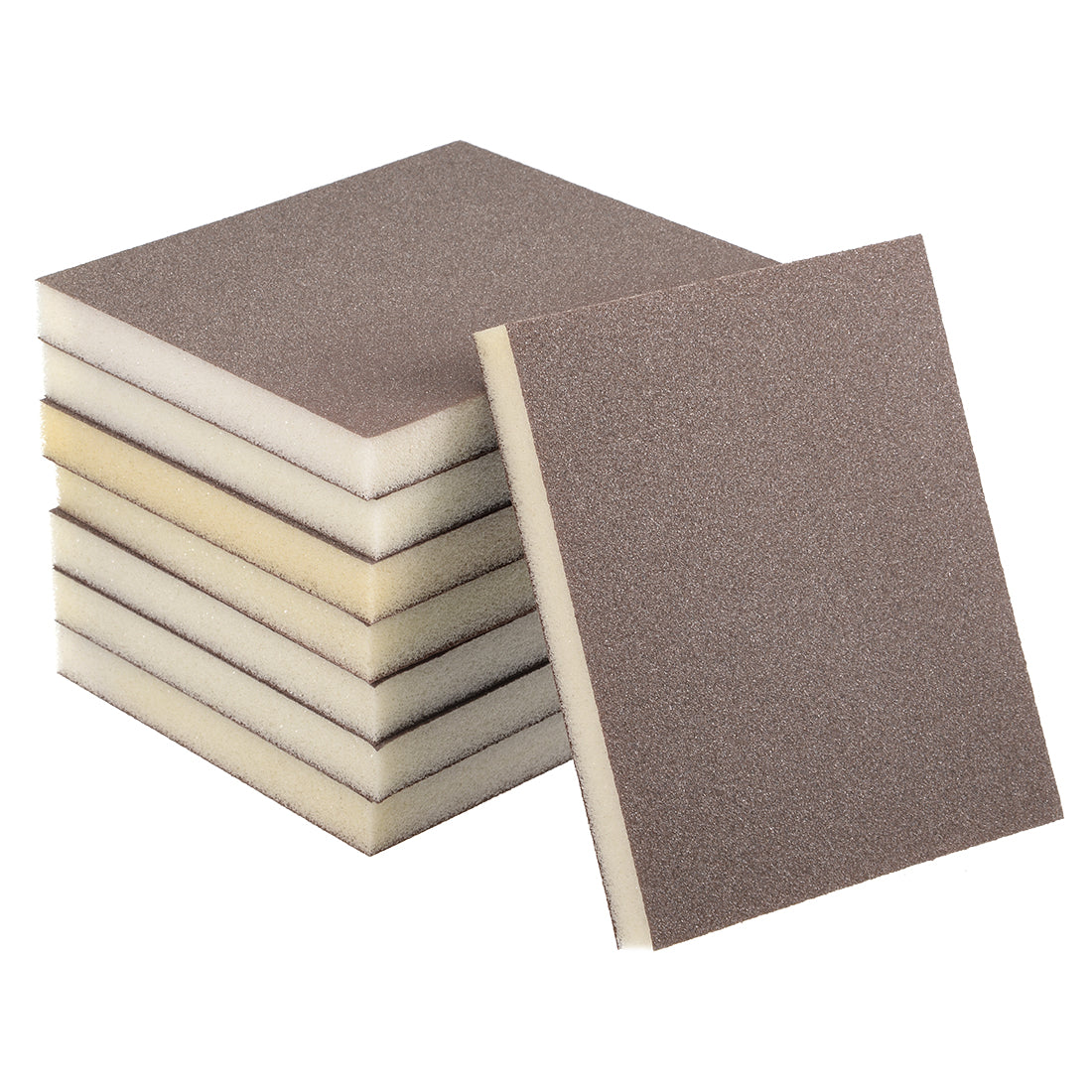 Harfington Sanding Sponge, Coarse Grit 100 Grit Sanding Block Pad, 4.72" x 3.86" x 0.47" 8pcs