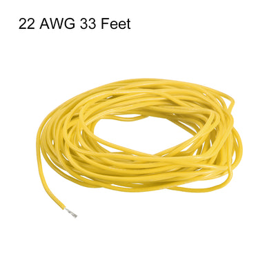 Harfington Silicone Wire 22 AWG Flexible Soft Electric Wire Strands of Tinned Copper Wire