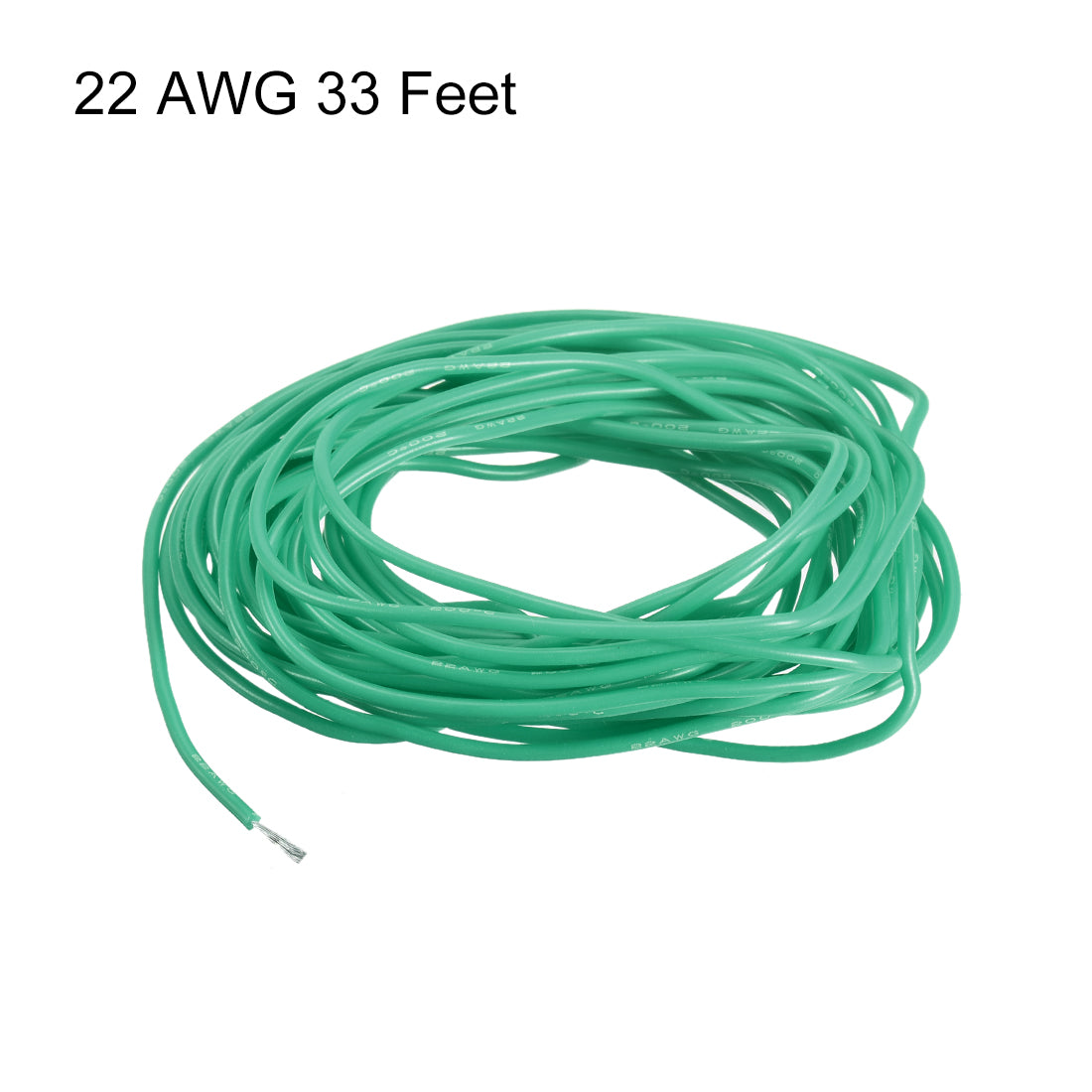 Harfington Silicone Wire 22 AWG Flexible Soft Electric Wire Strands of Tinned Copper Wire