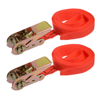 Harfington Ratchet Tie Down Strap for Moving Cargo,  Pack of 2