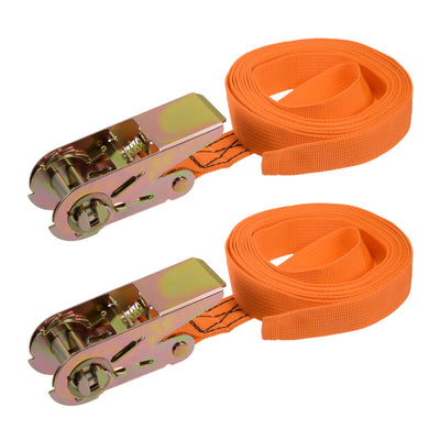 Harfington Ratchet Tie Down Strap for Moving Cargo,  Pack of 2