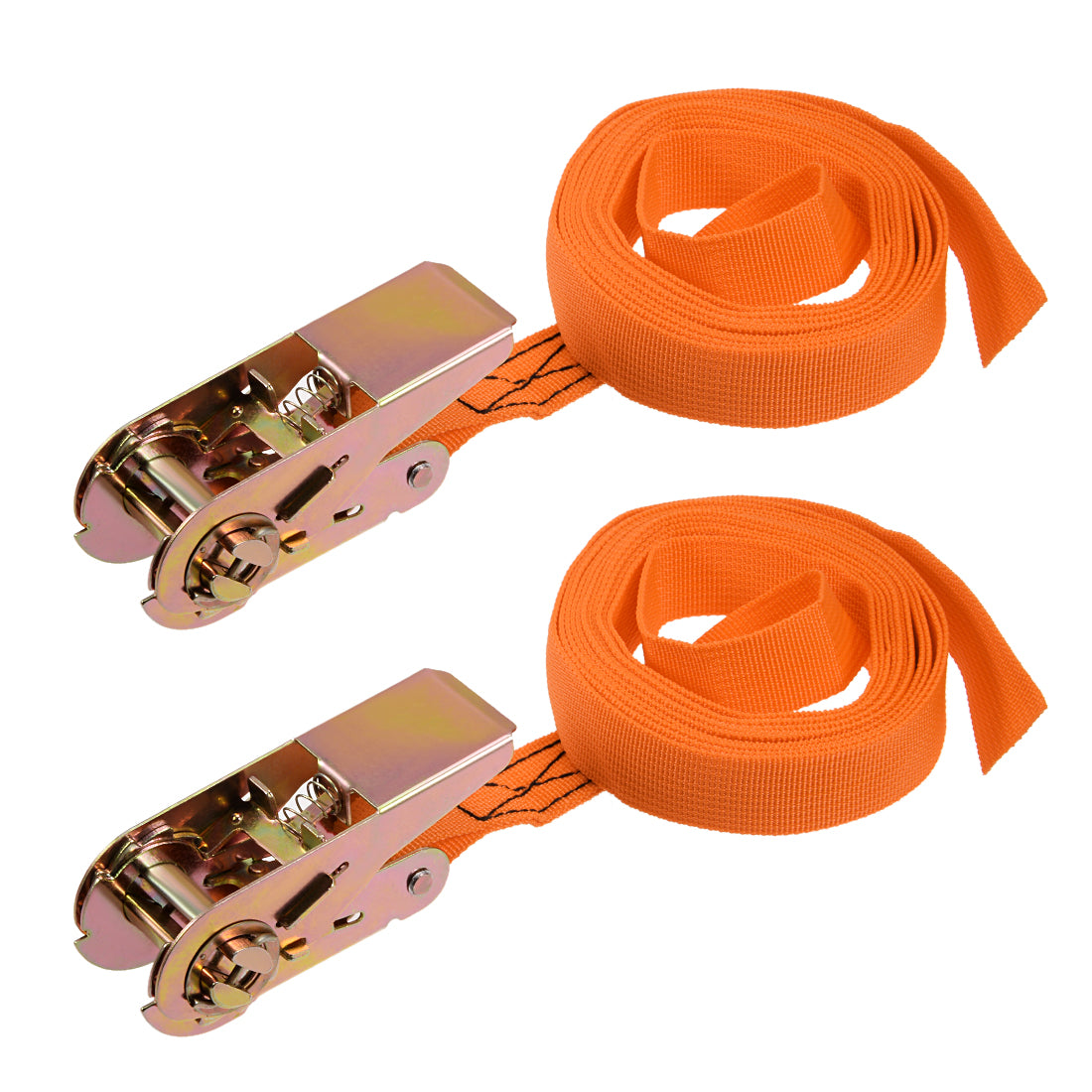 Harfington Ratchet Tie Down Lashing Strap  Meters  Kg Load Cap for Moving Cargo, Pack of 2