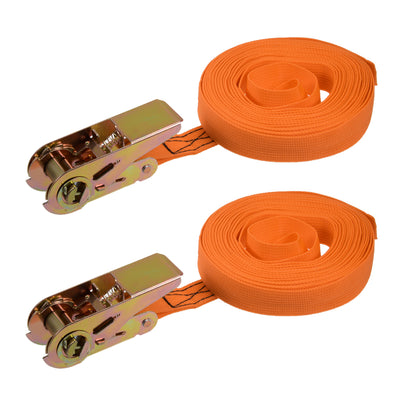 Harfington Ratchet Tie Down Strap for Moving Cargo,  Pack of 2
