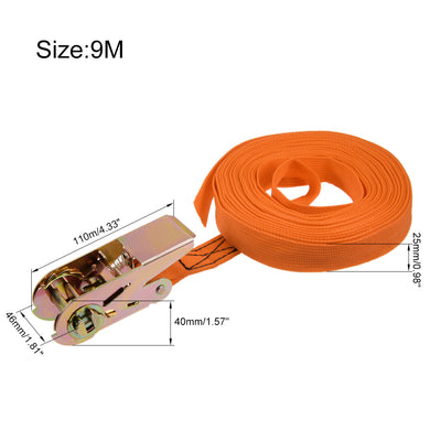 Harfington Ratchet Tie Down Cargo Lashing Straps Up to Kg
