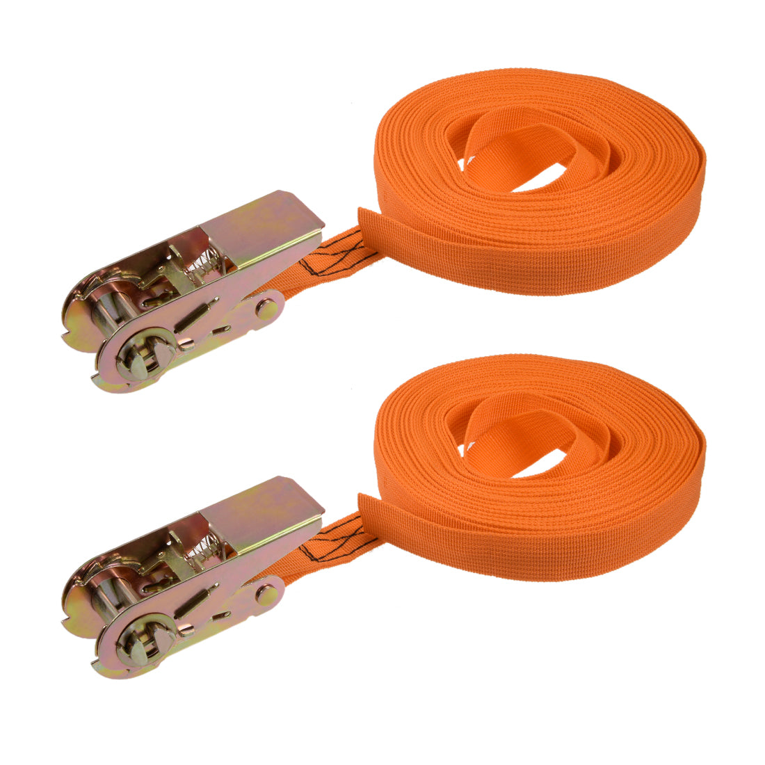 Harfington Ratchet Tie Down Lashing Strap Metersxmm for Moving Cargo, Pack of 2
