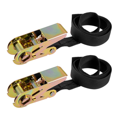 Harfington Ratchet Tie Down Strap for Moving Cargo,  Pack of 2