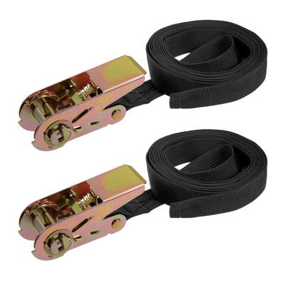 Harfington Ratchet Tie Down Strap for Moving Cargo,  Pack of 2