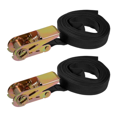 Harfington Ratchet Tie Down Strap for Moving Cargo,  Pack of 2