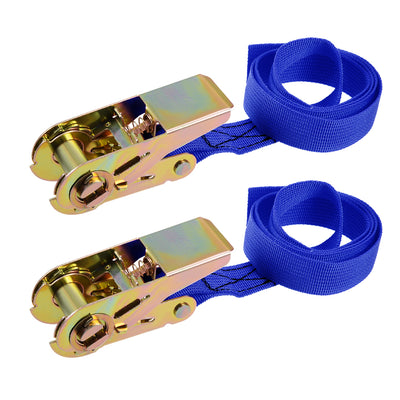 Harfington Ratchet Tie Down Strap for Moving Cargo,  Pack of 2
