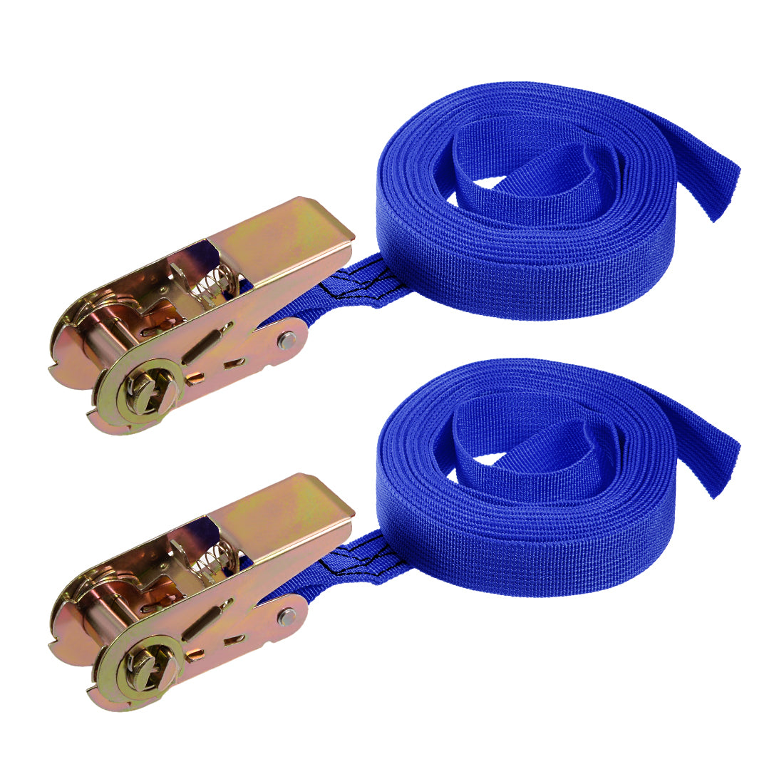 Harfington Ratchet Tie Down Lashing Strap Mxmm  Load Cap for Moving Cargo, Pack of 2