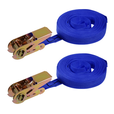 Harfington Ratchet Tie Down Strap for Moving Cargo,  Pack of 2