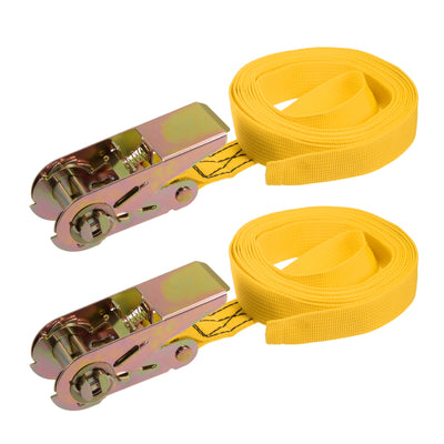Harfington Ratchet Tie Down Strap for Moving Cargo,  Pack of 2